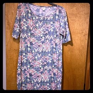 LulaRoe large Julia dress